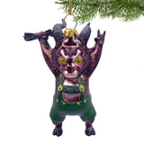 'Krampus without a Clause' Glass Krampus Christmas Ornament Horror German Santa Tree Decorations by Holiday Chills